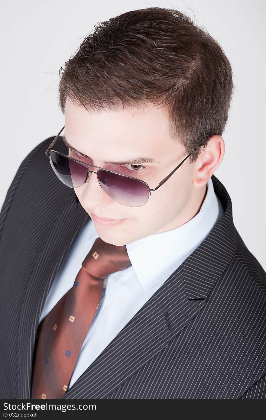 Young Businessman With Sunglasses