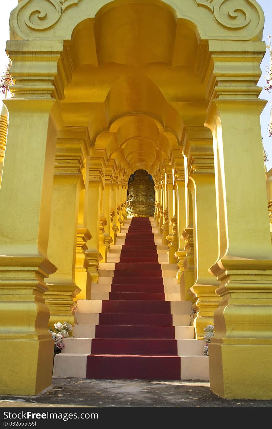 Way up the stairs Pagoda. Way up the stairs Pagoda.