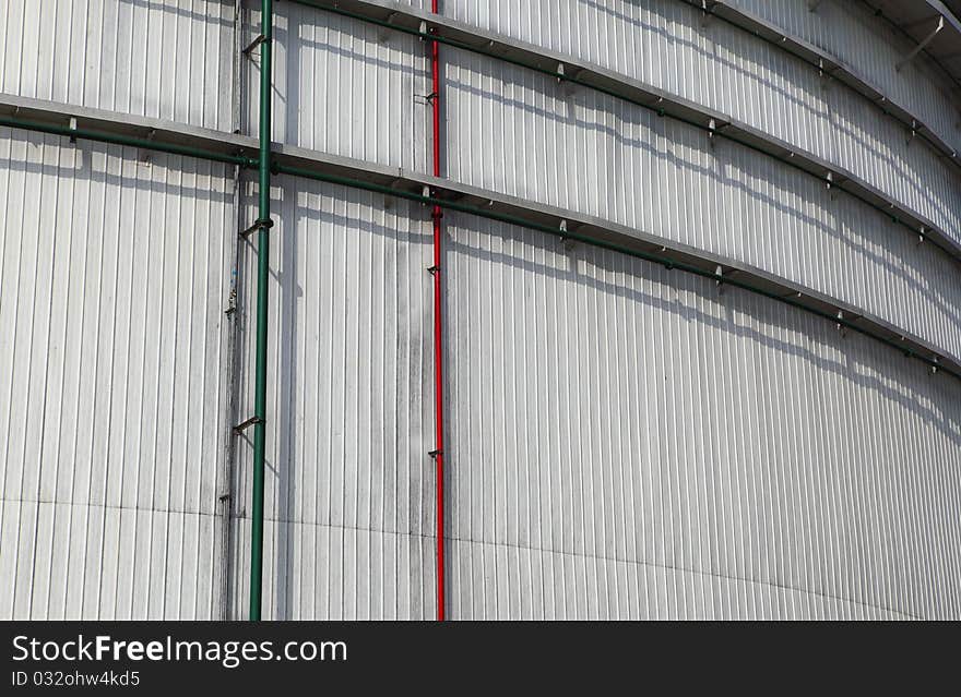 Oil Refinery Tanks