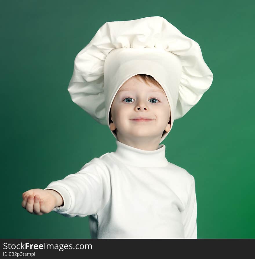 The cheerful cook