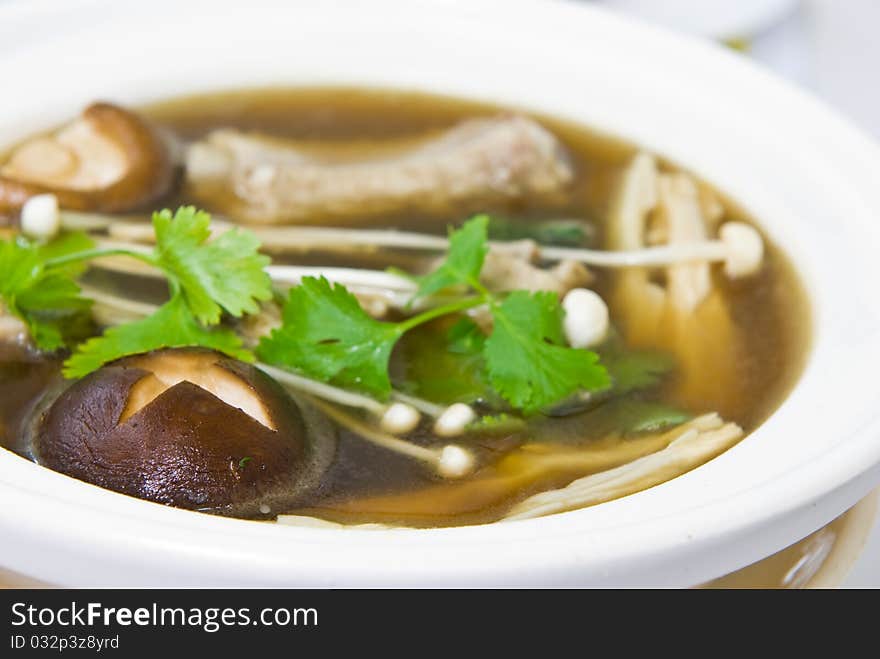 Pork Rib Soup with 15 Chinese Herbs. Pork Rib Soup with 15 Chinese Herbs