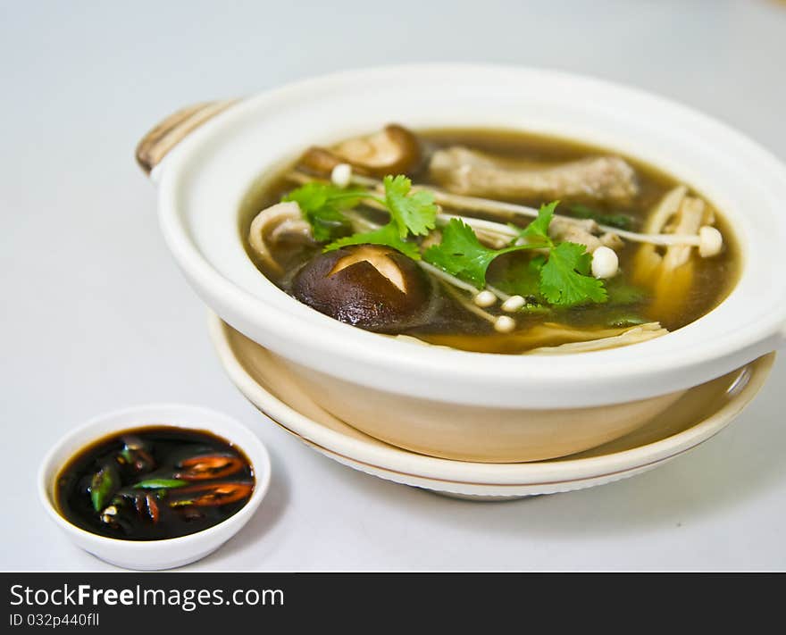 Pork Rib Soup with 15 Chinese Herbs. Pork Rib Soup with 15 Chinese Herbs