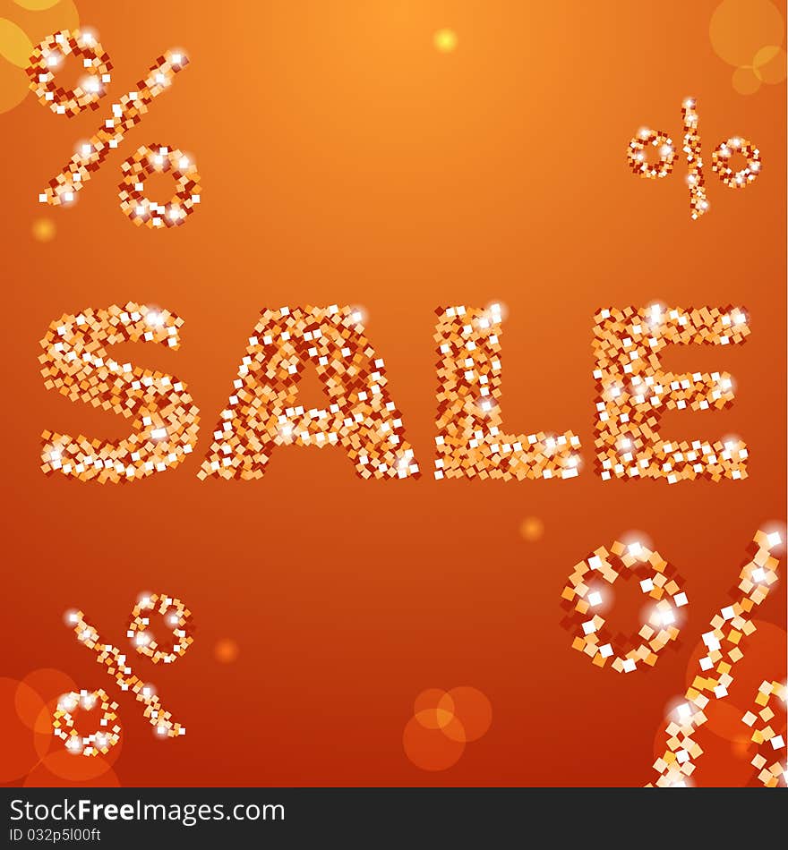 Glitter gold SALE