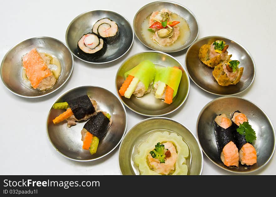 Chinese steamed dimsum containers traditional cuisine. Chinese steamed dimsum containers traditional cuisine