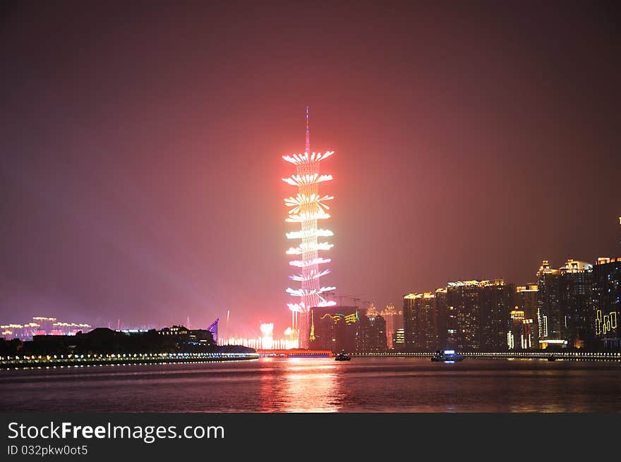 Fireworks of The 16th Asian games