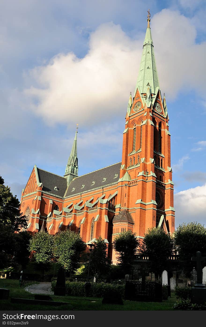 Klara cathedral (kirka) in Stockholm. Klara cathedral (kirka) in Stockholm
