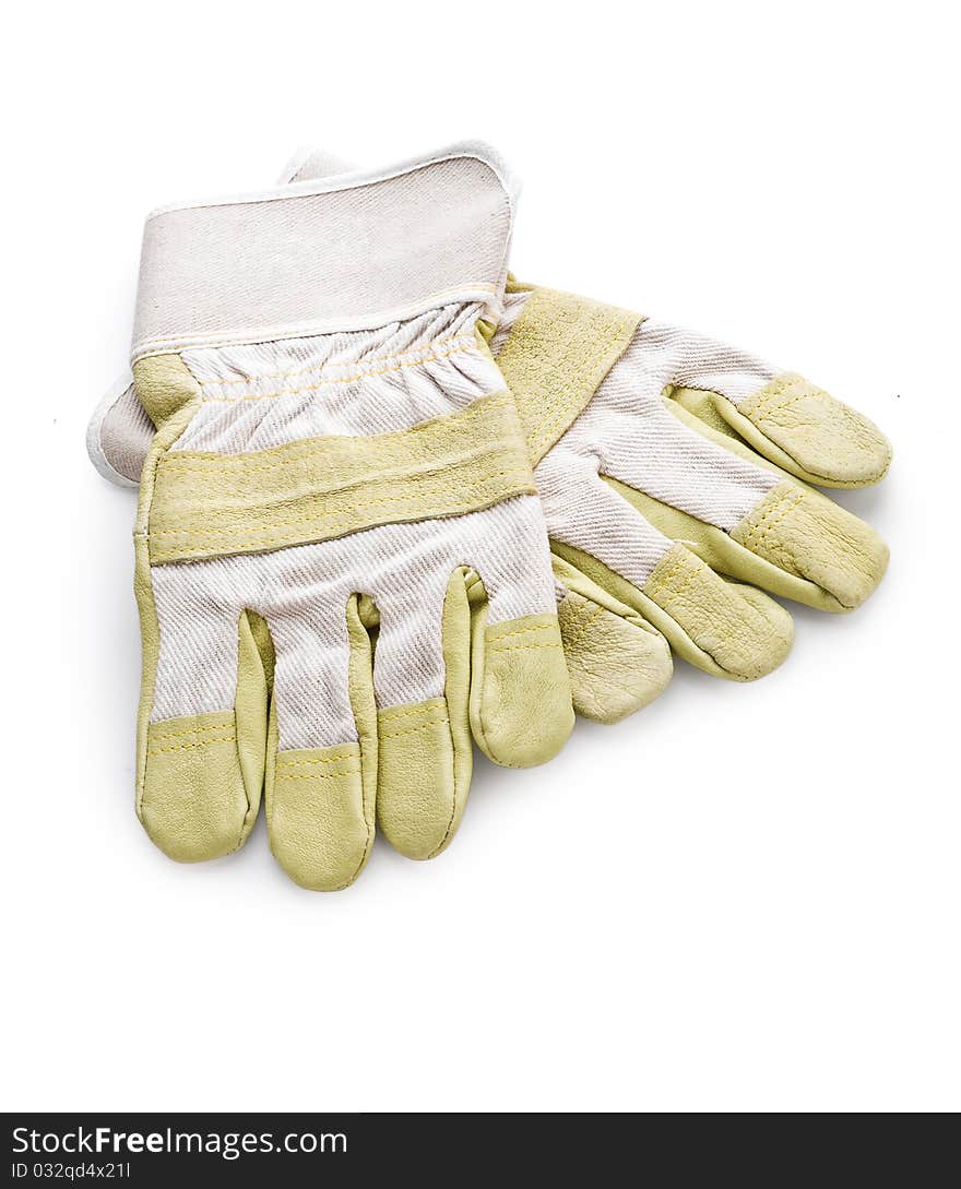 Gloves isolated on a white backgroud