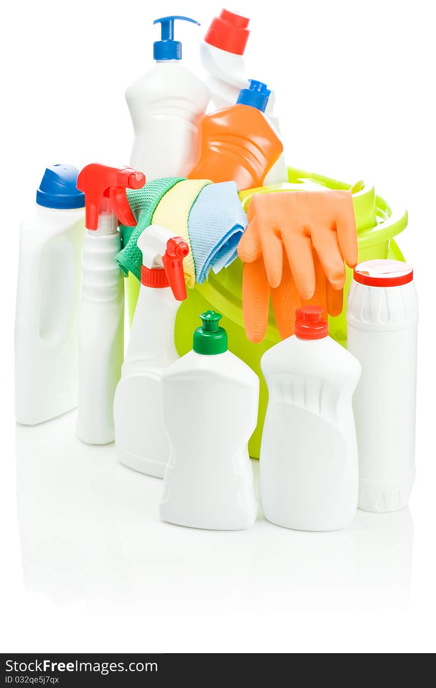 Isolated composition of cleaning supplies