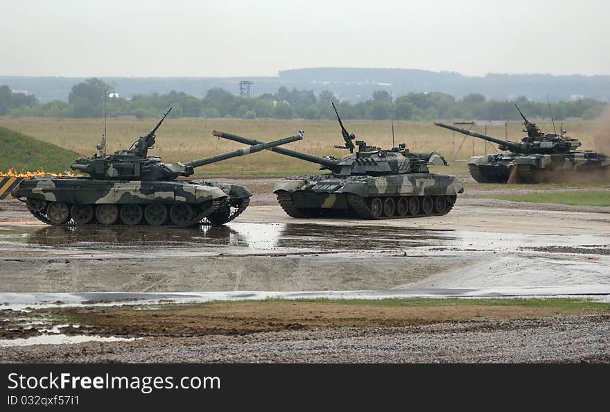 T-90 Is A Russian Main Battle Tank