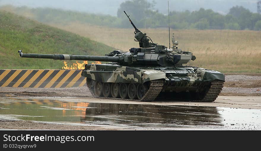 T-90 is a Russian main battle tank