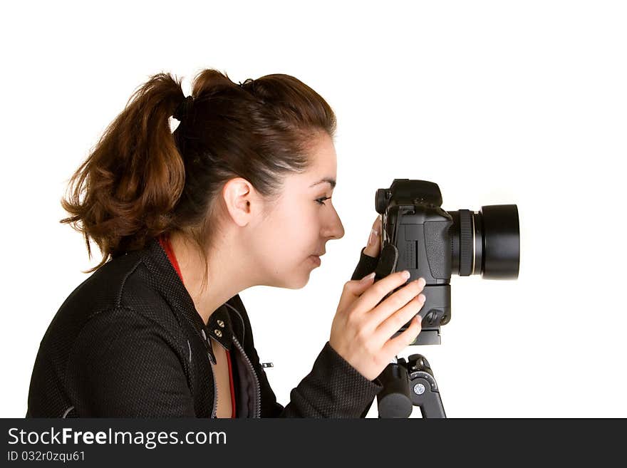 Young and attractive hispanic woman in her late teens to early twenties. Young and attractive hispanic woman in her late teens to early twenties