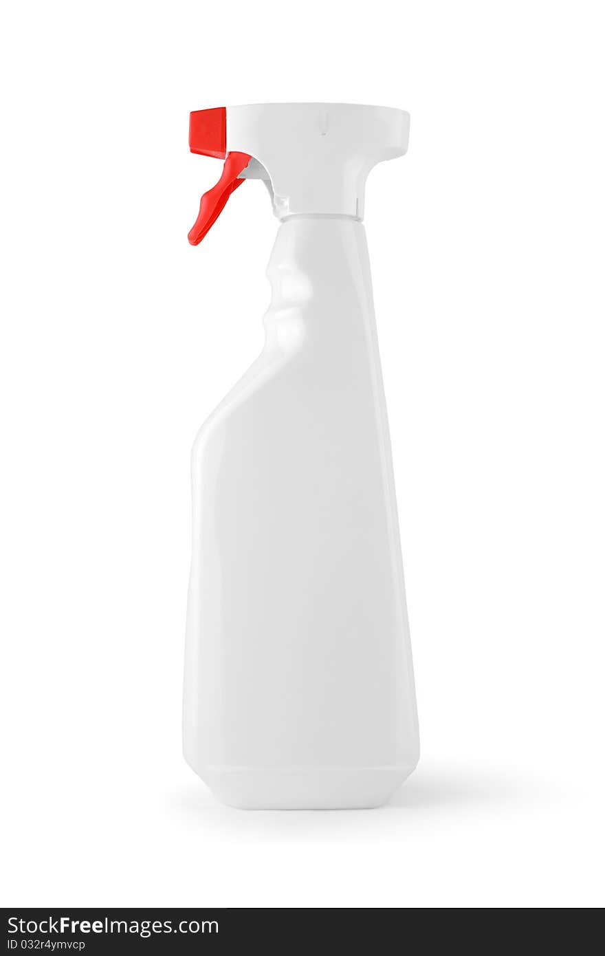 White Bottle Of Cleanic Liquid