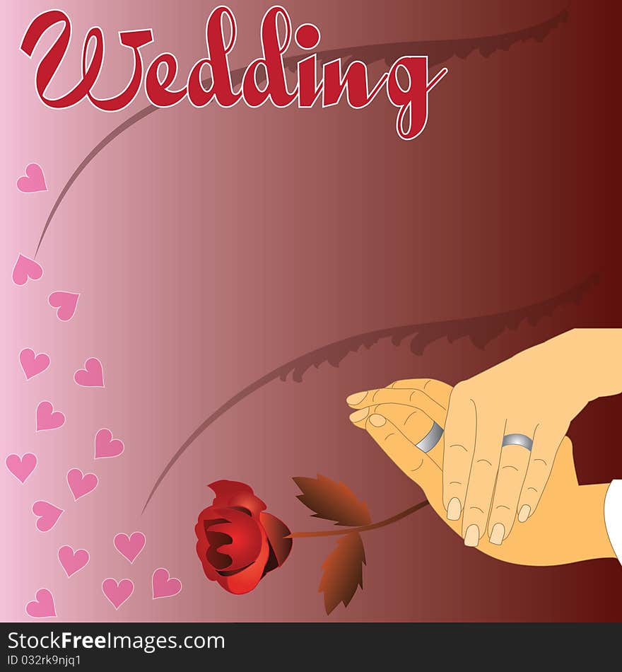 Love wallpaper design with women and men hand holding