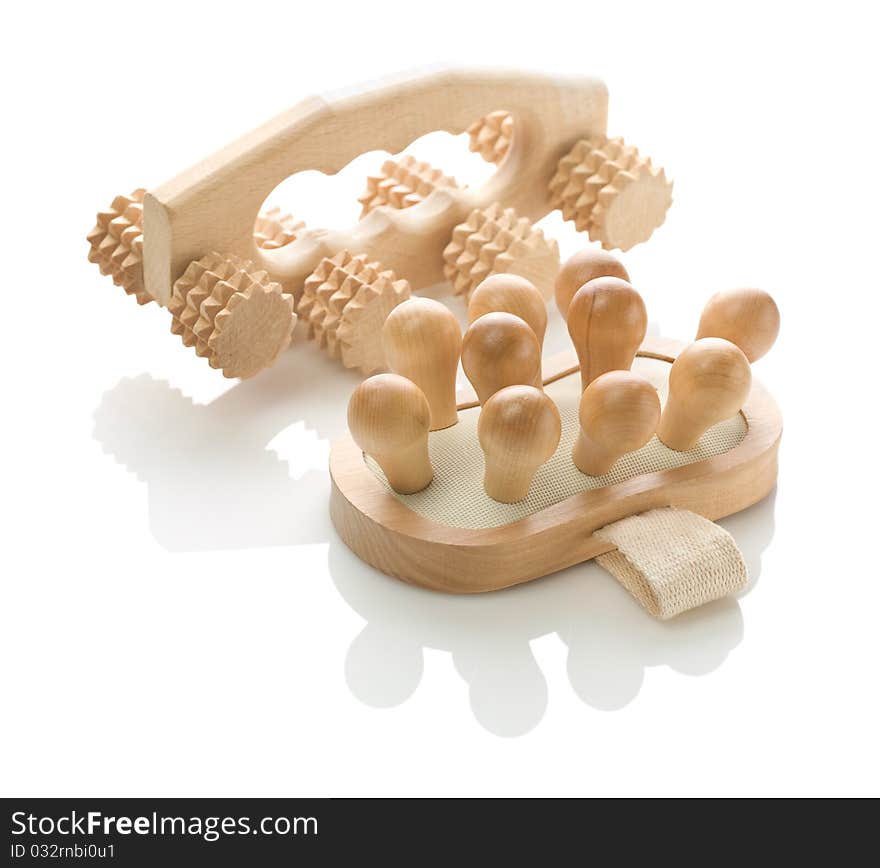 Wooden massagers for healthcare