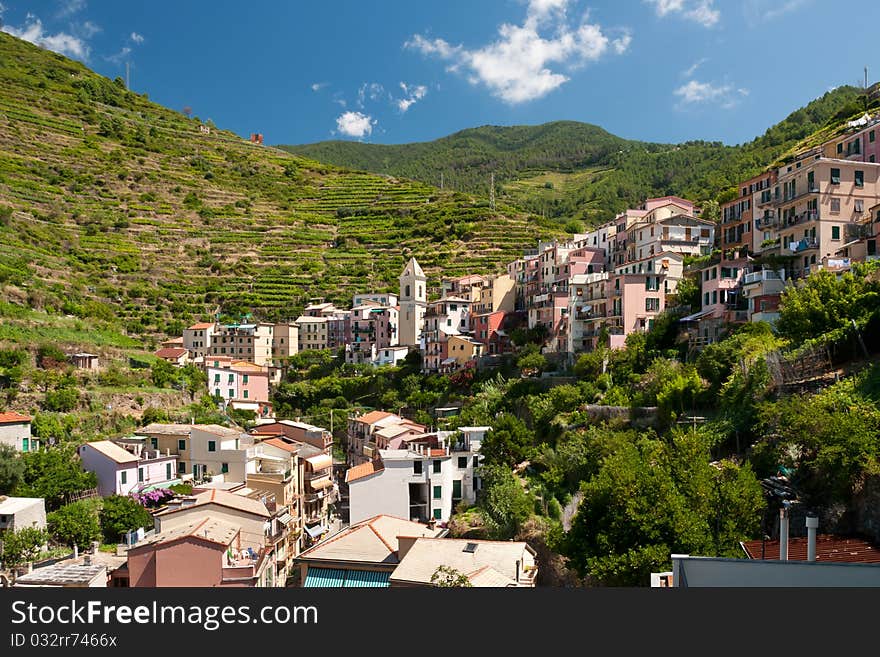 Small Town Manarola in Cinque Terre National Park, Italy. Small Town Manarola in Cinque Terre National Park, Italy