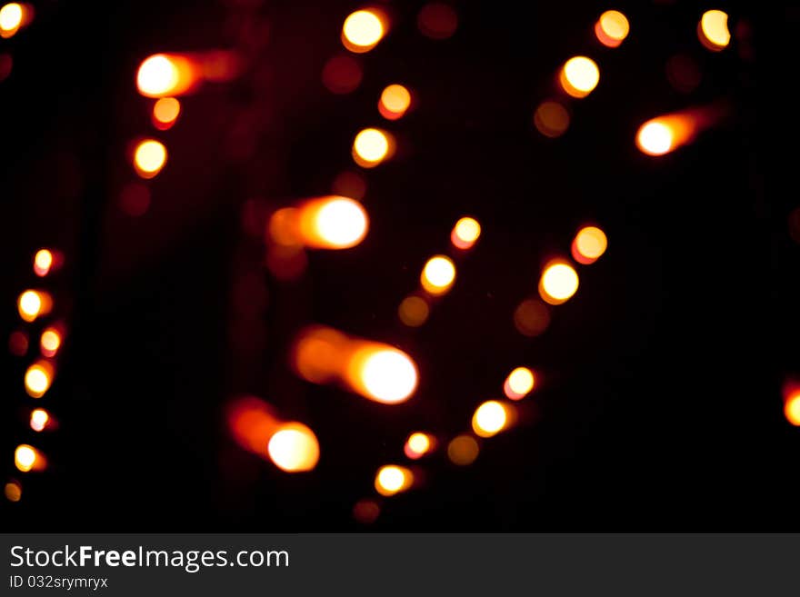 Golden Christmas lights abstract homogeneous background. Golden Christmas lights abstract homogeneous background