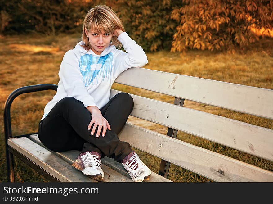 Portrait of a beautiful young woman. Portrait of a beautiful young woman.