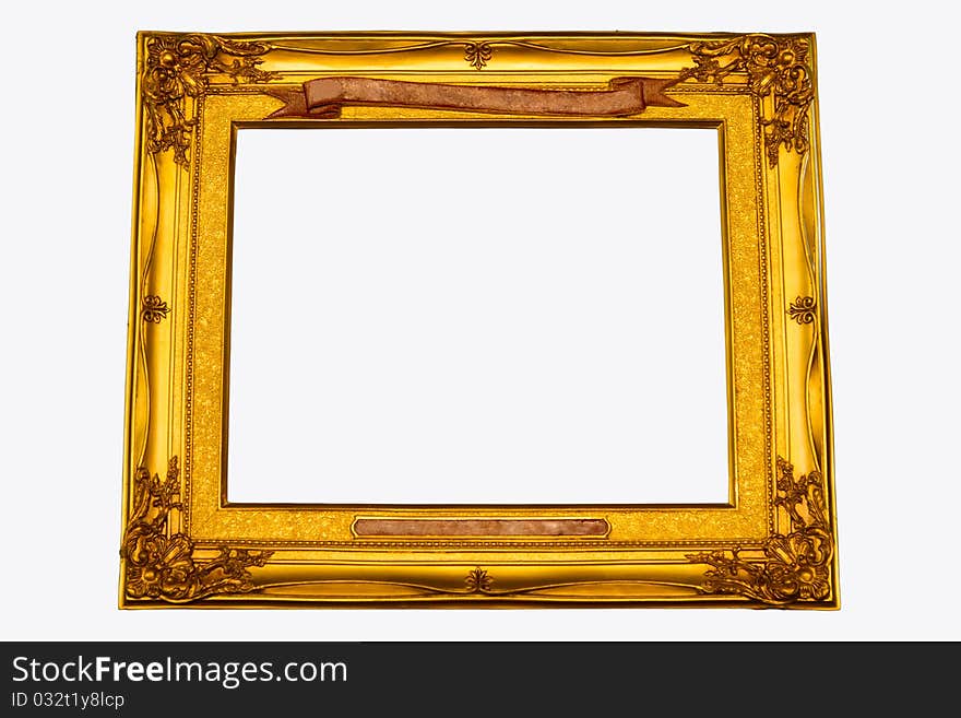 Frame isolated on white background