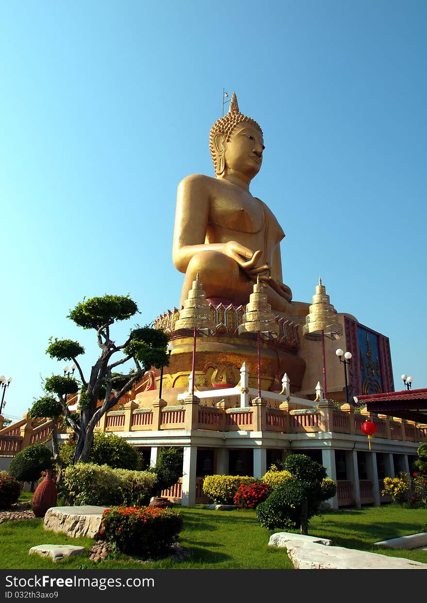 Large Buddha image