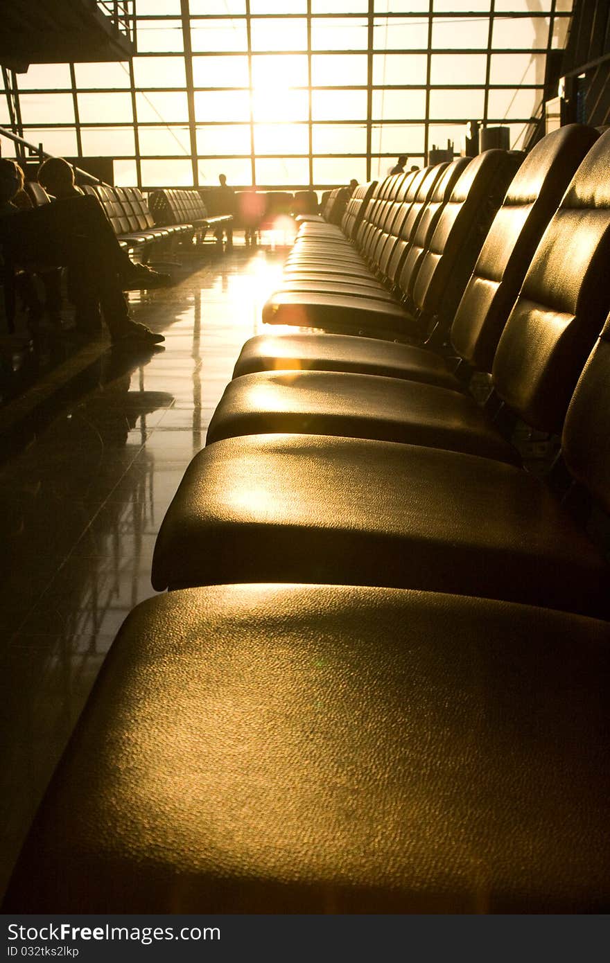 Early Morning Airport Seats