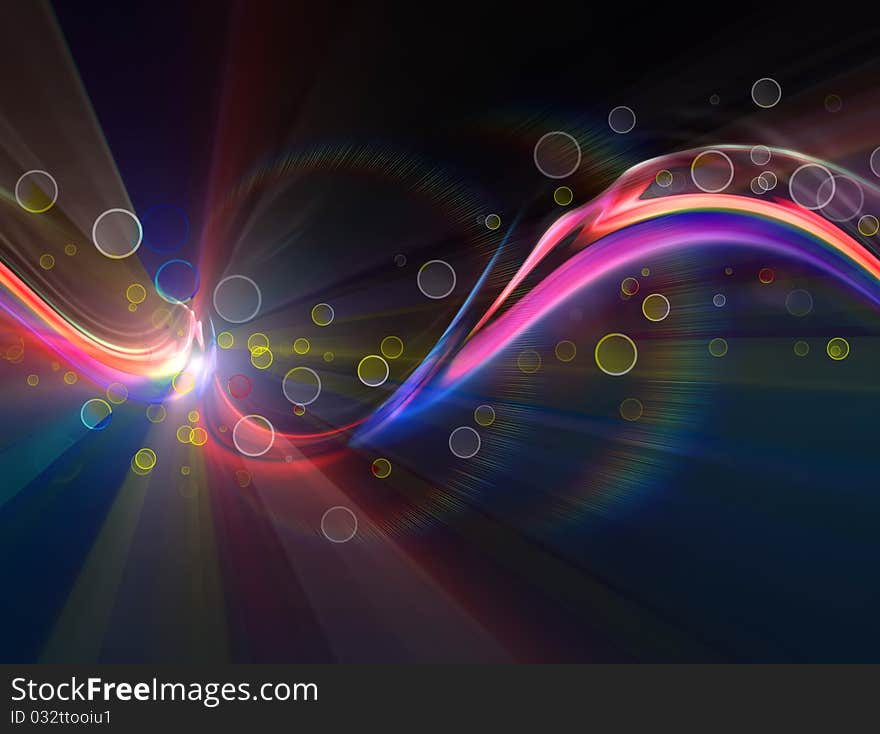 Abstract background from circles and light rays shape. Abstract background from circles and light rays shape