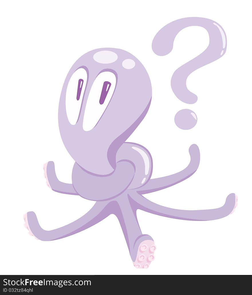 Octopus. Has got confused, the help is necessary