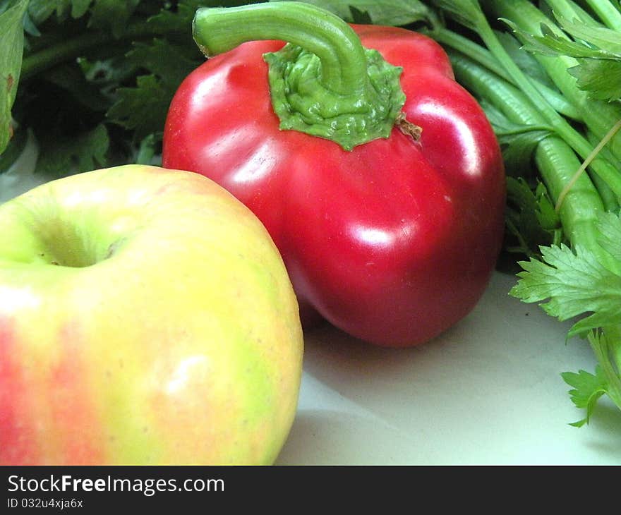 Vegetables and fruit