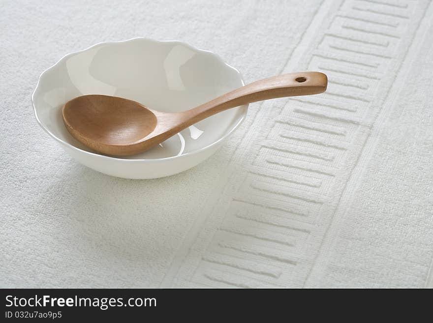 Wooden Spoon In Bowl