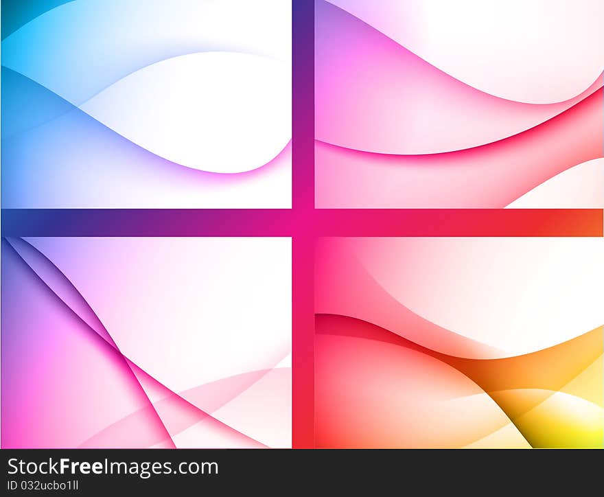 Colorful wave abstract background for corporate designs and presentations. Colorful wave abstract background for corporate designs and presentations