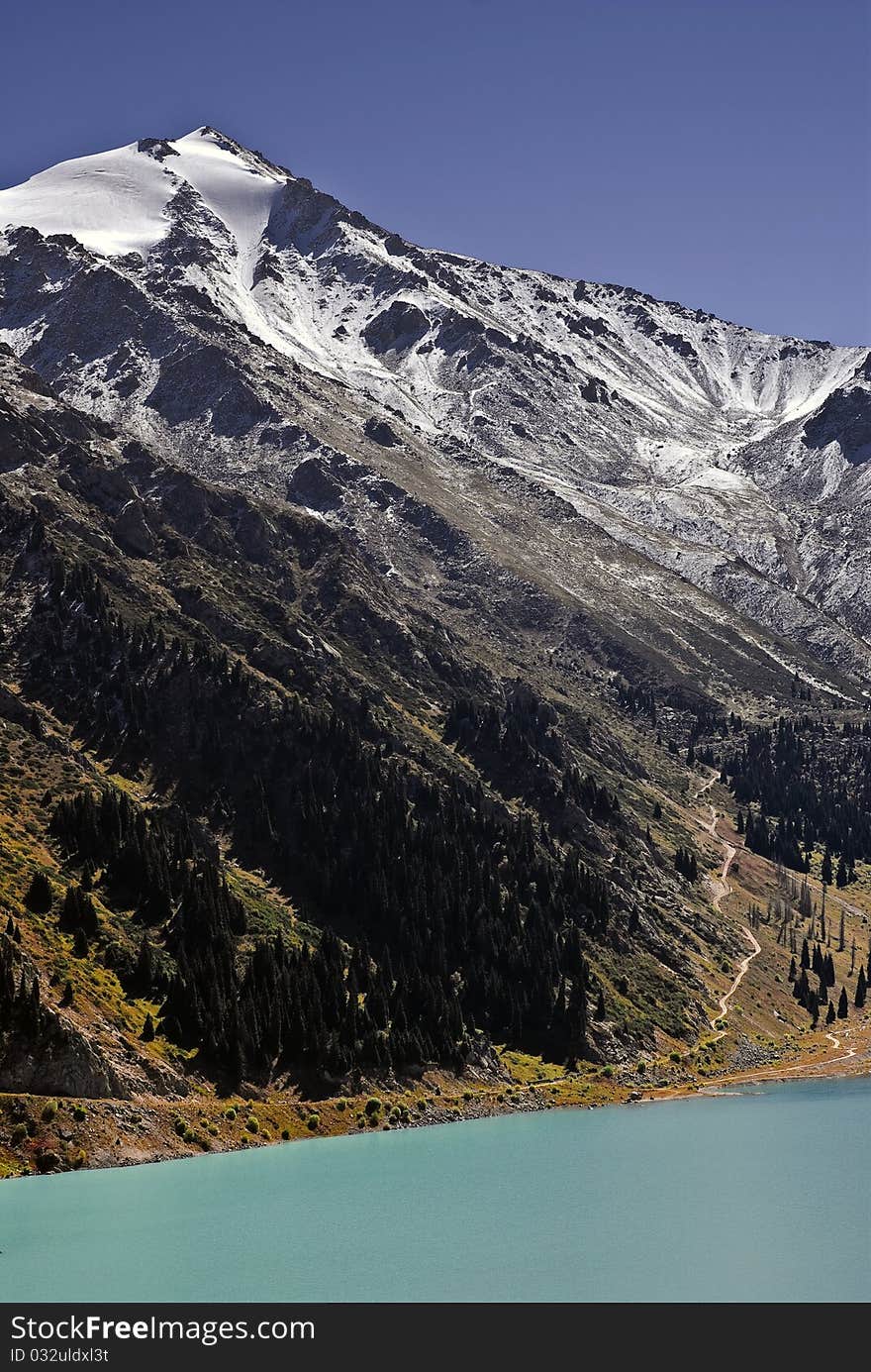 Early autumn in the mountain. Early autumn in the mountain