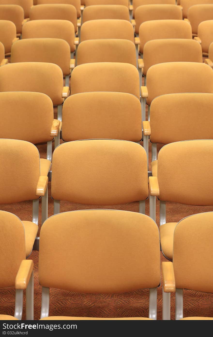 Conference - rows of empty seats texture