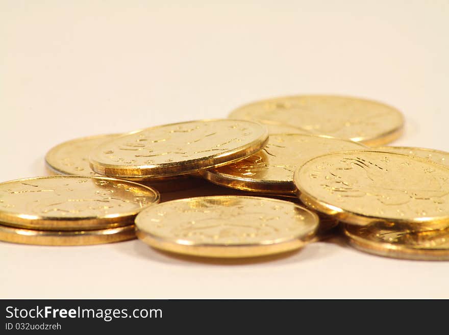 Golden coins