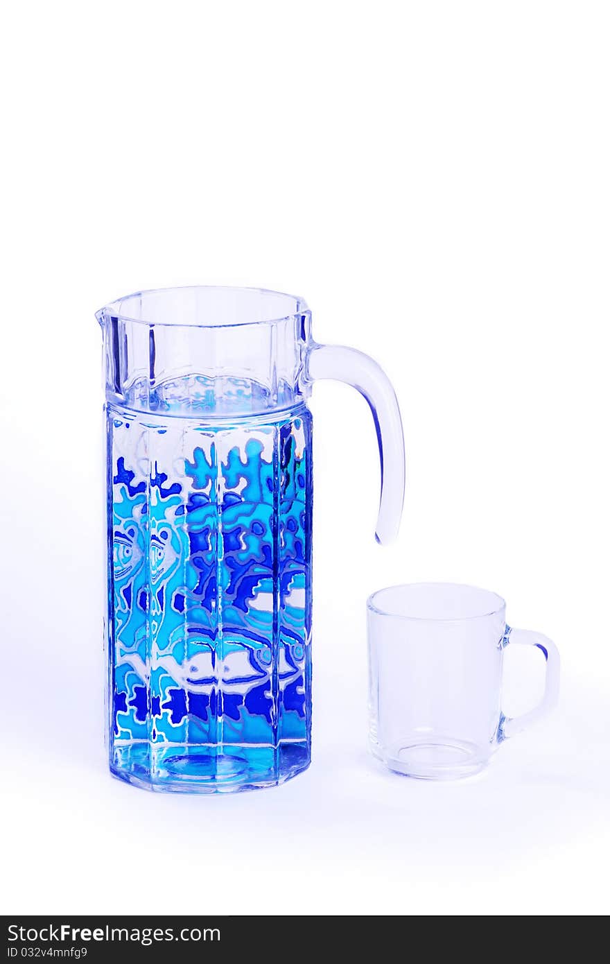 Carafe and glass