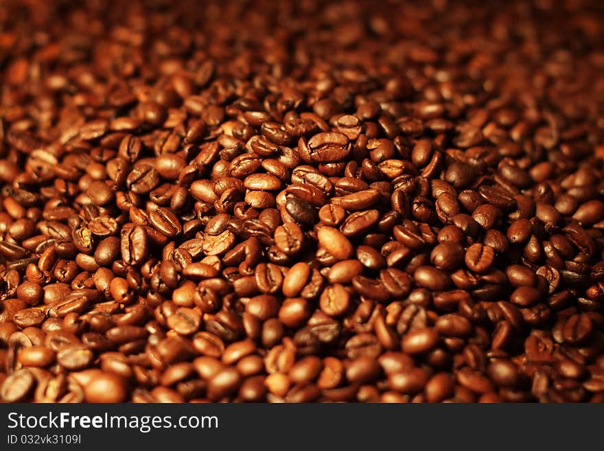 Coffee beans, close-up