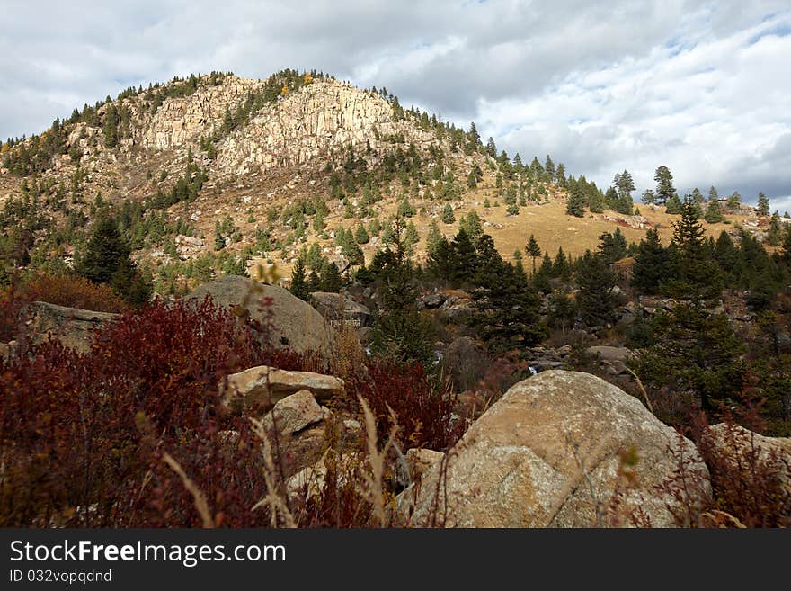 Mountain and rocks in chuanxi plateau. Mountain and rocks in chuanxi plateau