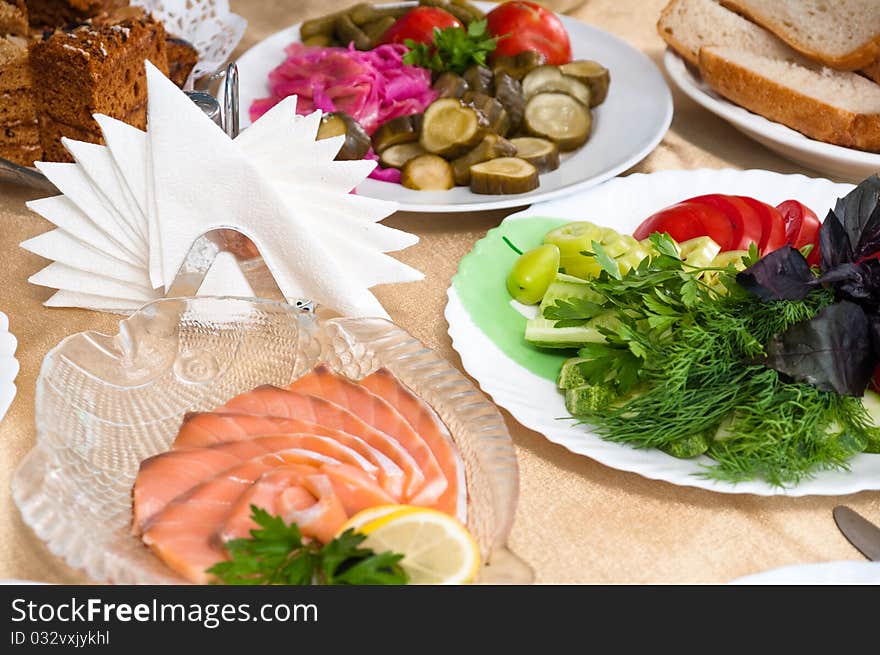 Table For A Banquet.