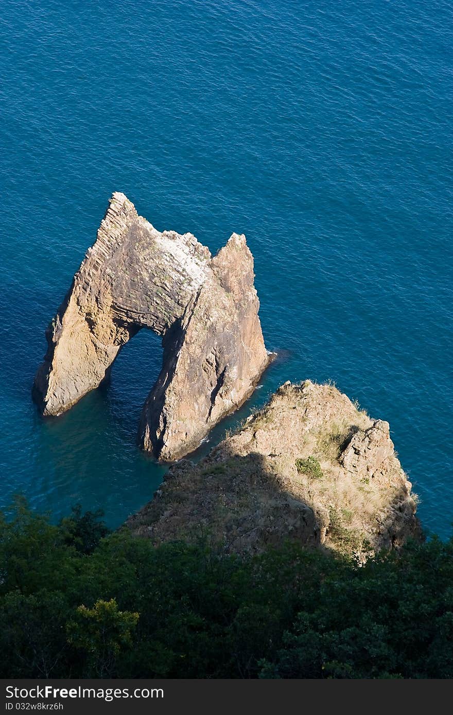 Golden Gate Rock In Kara-Dag Mountains