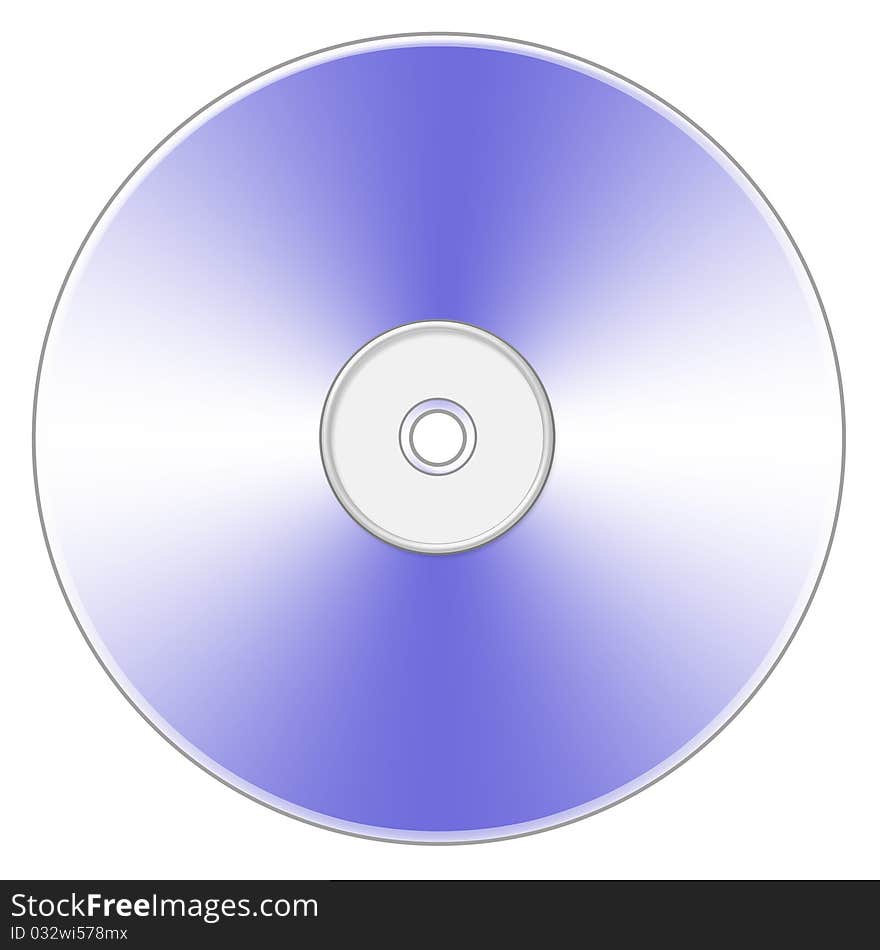 Simple llustration of a cd/dvd/optical disc. Simple llustration of a cd/dvd/optical disc