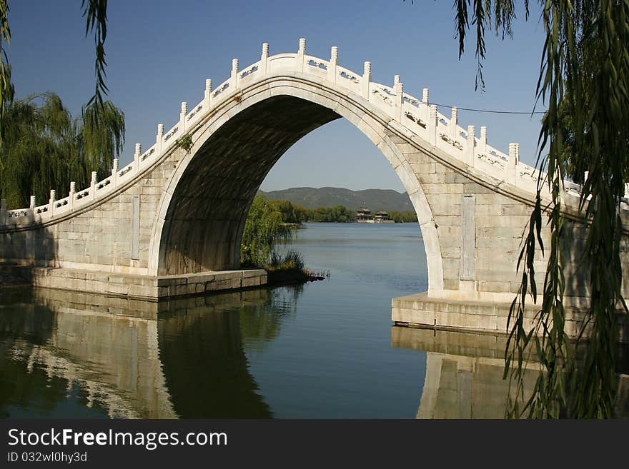 Bridge Inside the Summer Palace Grounds