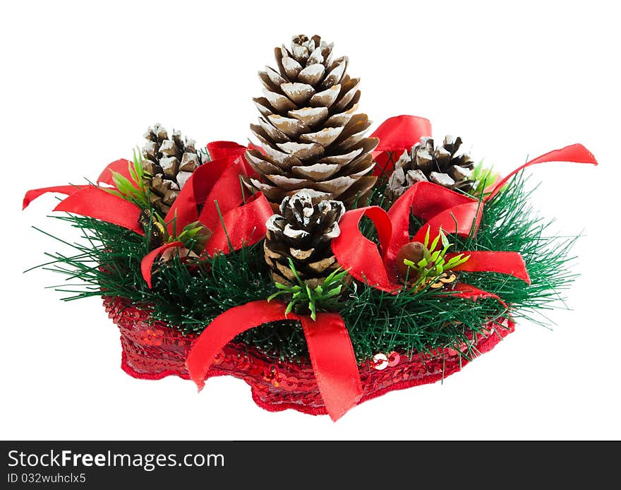 Christmas tree with a pinecone