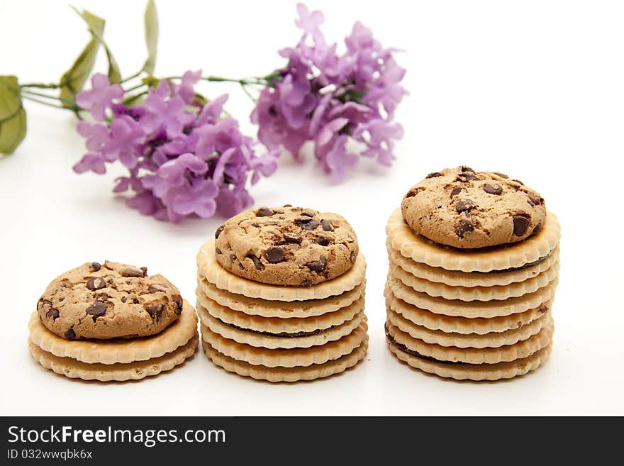 Cookies with flowers