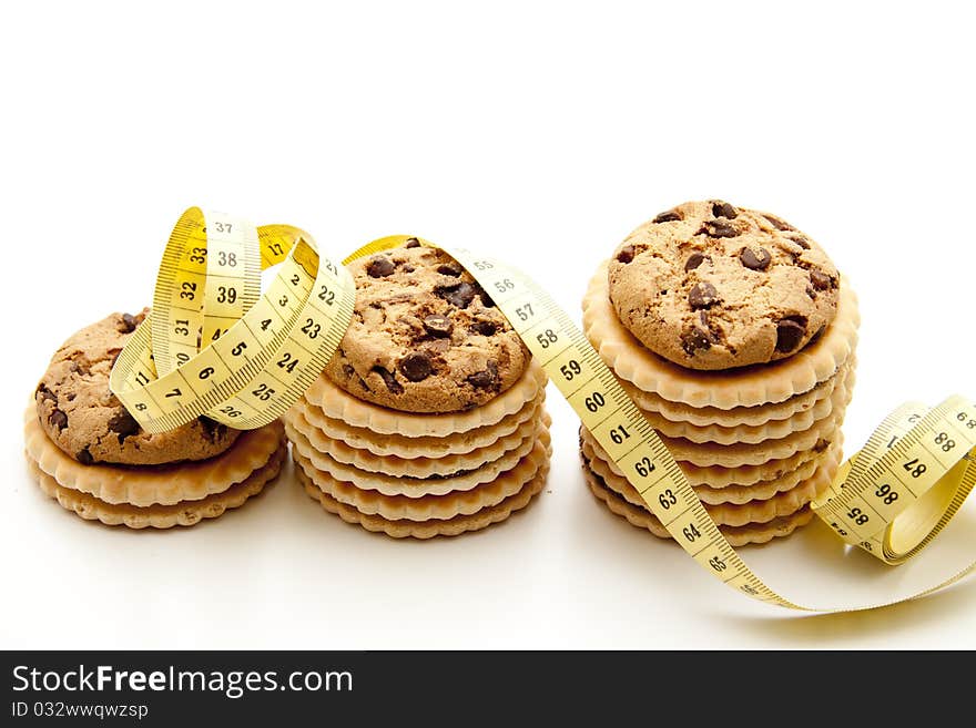 Cookies with tape measure