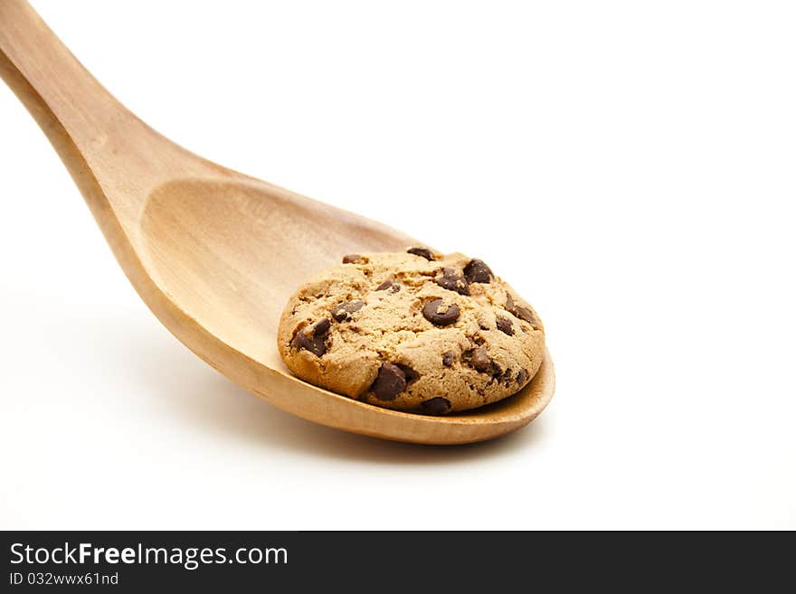 Cookies with wooden spoons