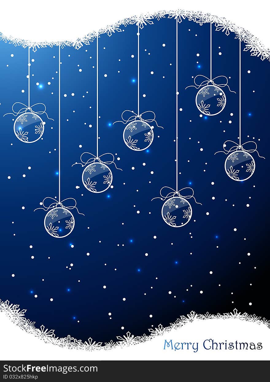 Beautiful Christmas background with place for your sample text