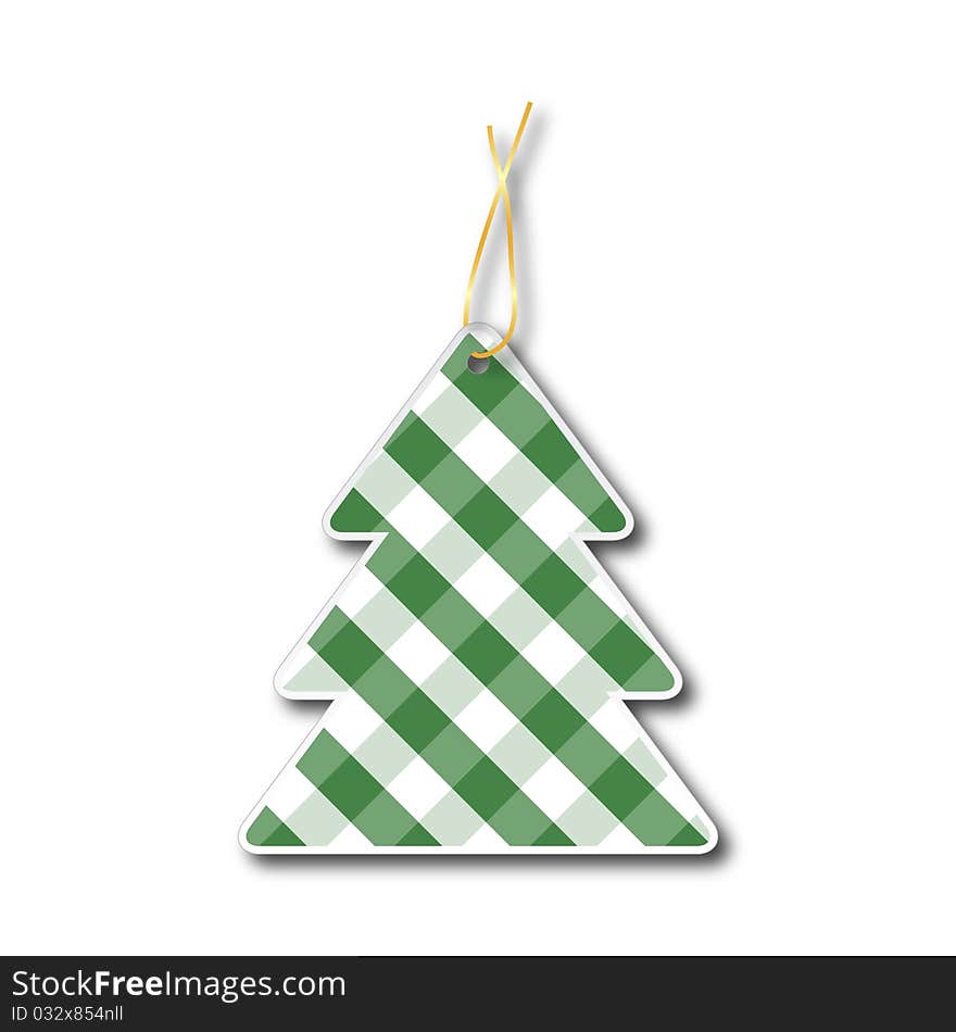 Christmas tree price tag