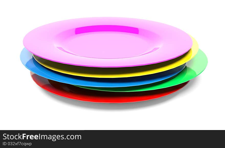 Colored plate