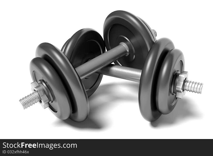 Two Dumbbells