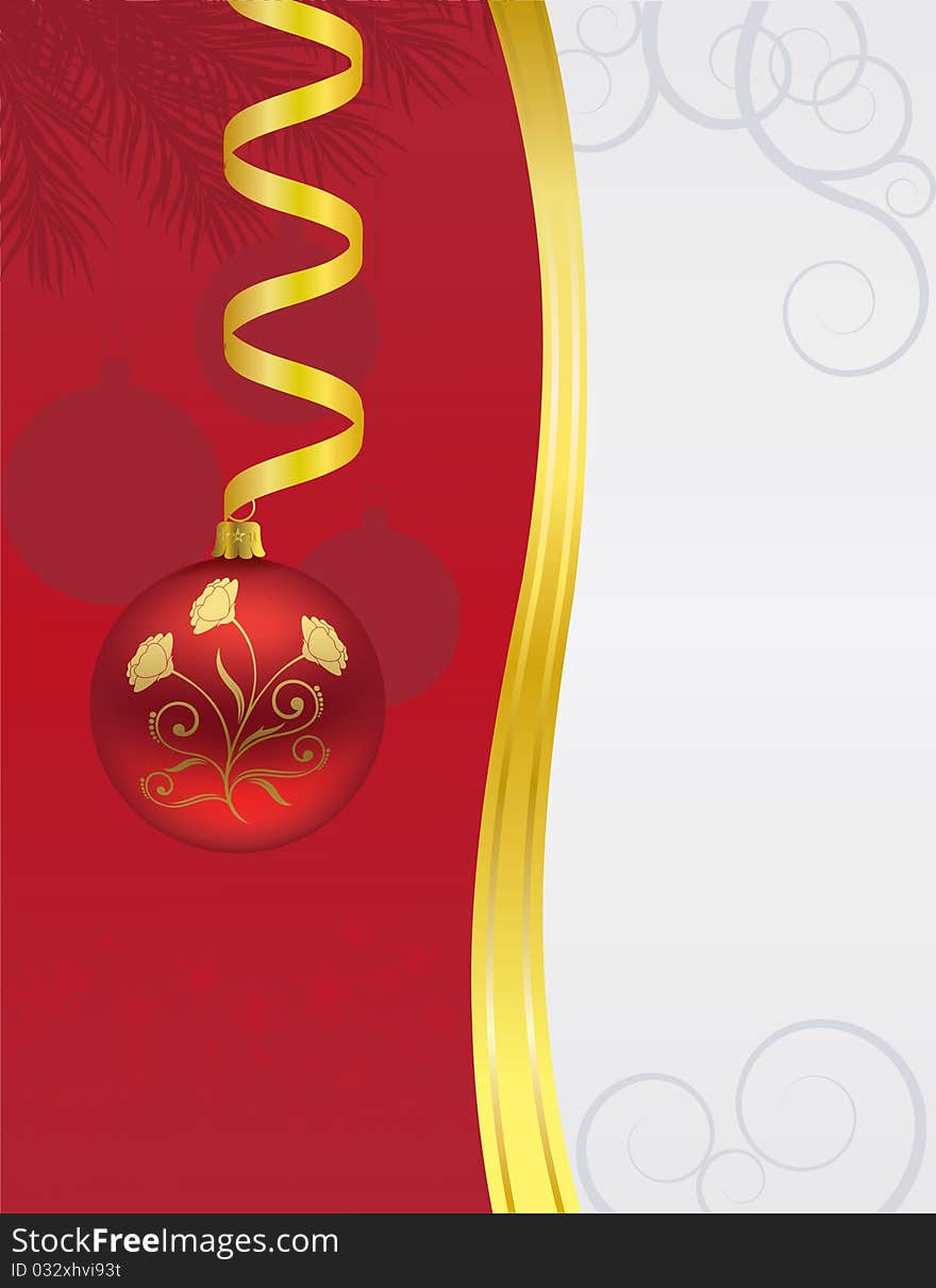 Illustration of the new year's background. Illustration of the new year's background