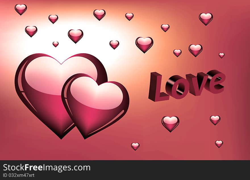 Hearts Background