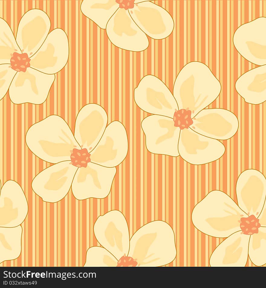 Seamless floral wallpaper